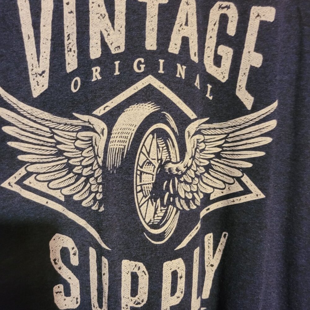 NWOT Sonoma Vintage Supply Company Men's T-shirt, Blue 3XLT